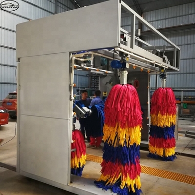 Автоматическая стиральная машина типа Gantry с дополнительными сушилками и распылением пенного воска