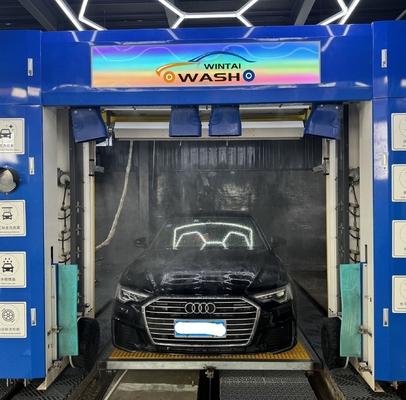 Автоматическая система промывки автомобилей с переворачиванием