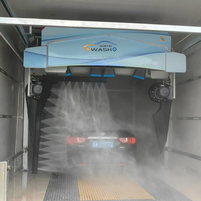 380V/18.5Kw Бесприкосновенная машина для стирки автомобилей 304 из нержавеющей стали Бесброшное оборудование для стирки автомобилей 8000*3800*3400 Автоматический робот для стирки автомобилей 360 машина для стирки автомобилей