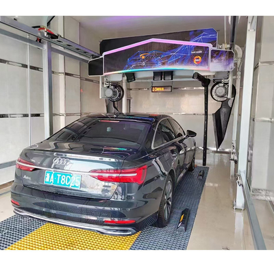 380V/18.5Kw Бесприкосновенная машина для стирки автомобилей 304 из нержавеющей стали Бесброшное оборудование для стирки автомобилей 8000*3800*3400 Автоматический робот для стирки автомобилей 360 машина для стирки автомобилей