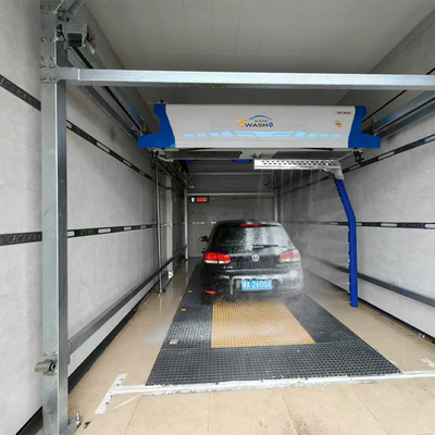380V/18.5Kw Бесприкосновенная машина для стирки автомобилей 304 из нержавеющей стали Бесброшное оборудование для стирки автомобилей 8000*3800*3400 Автоматический робот для стирки автомобилей 360 машина для стирки автомобилей