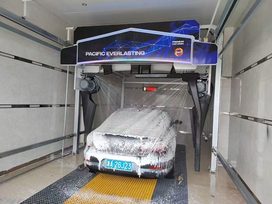 6 воздушных сушилки Автоматическая безконтактная автомойка 24-часовой сервис Полностью автоматическая автомойка Система 100-130 барная система переворачивания автомойки