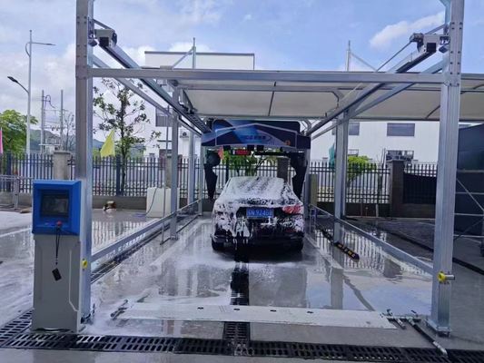 FS360 Fully Automatic 38Kw 360 Car Washing Machine High Water Flushing Pressure Car Wash Water Recycling System