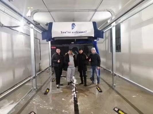 Автоматическая автомойка с вращающимися на 360 градусов щетками Интеллектуальная автоматическая бесконтактная автомойка Автоматическая автомойка Полностью автоматическая