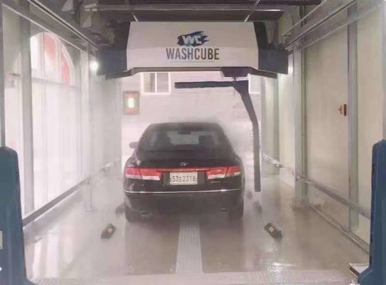 360 Автоматический робот для мойки автомобилей. Двухосевой автоматический бесконтактный робот для мойки автомобилей высокого давления. Машина обратного осмоса для воды