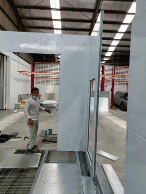 Дешевая покрасочная камера для автомобилей с инфракрасным обогревом для кузовного цеха