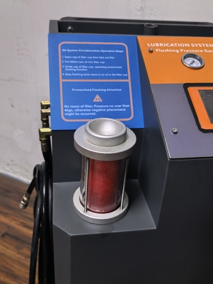 Автоматическая машина для промывки системы смазочного масла с функцией подсчета