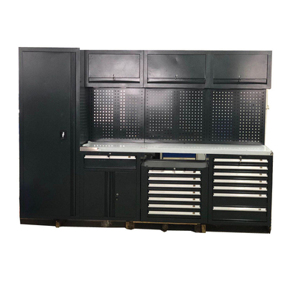 Подвижная большая новая черная гаражная рабочая скамейка / для мастерской