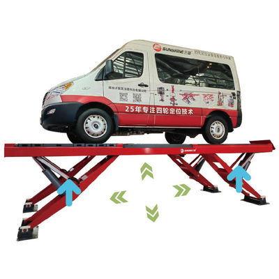 Вертикальный подъем в форме Y ножницы Автомобильный подъемник для выровнения колес Подъемник тяжелой работы 11 цилиндров грузоподъемность 5500кг