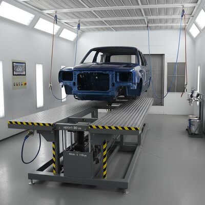 Автокрасочный кабинет с регулируемой высотой скамейки от 40 см до 118 см 300 мм Стальная конструкция