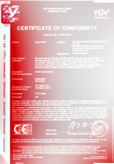 Китай Guangzhou Wintai Car Tools Co., Ltd. Сертификаты
